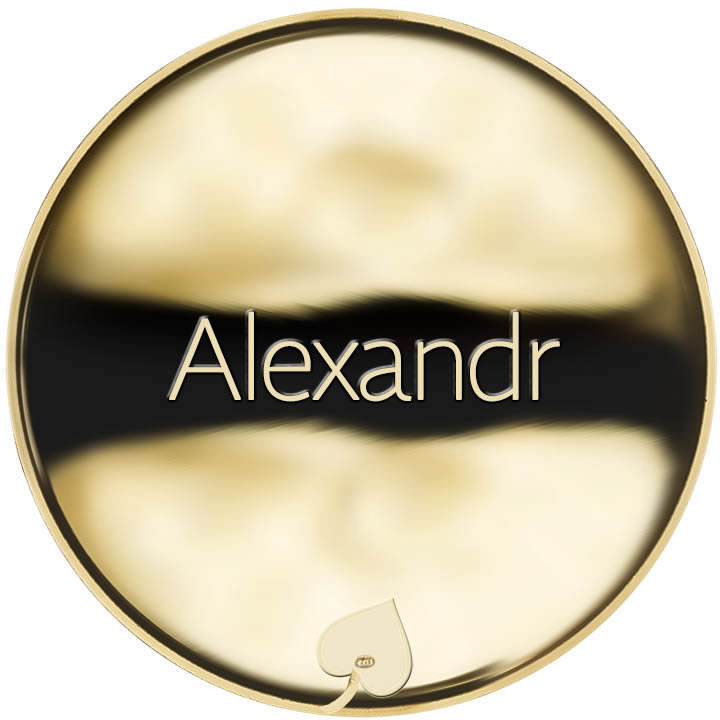 Jméno Alexandr - líc