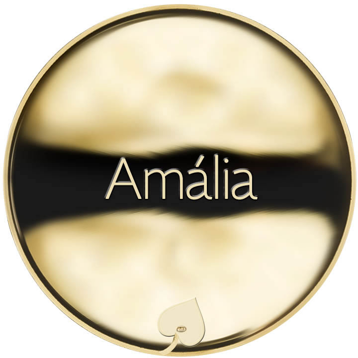 Jméno Amália - líc