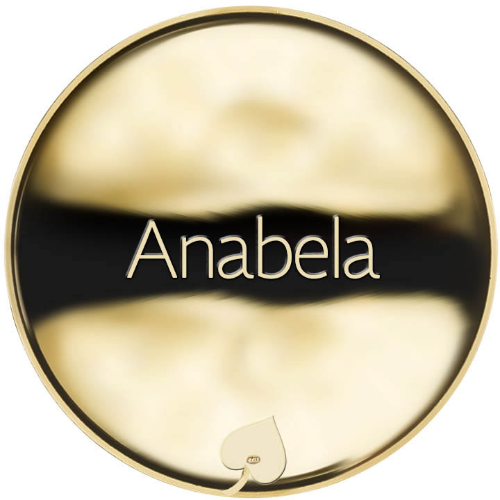 Jméno Anabela - líc