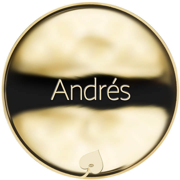 Jméno Andrés - líc
