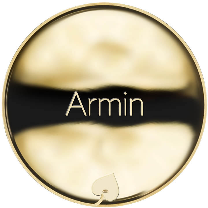 Jméno Armin - líc