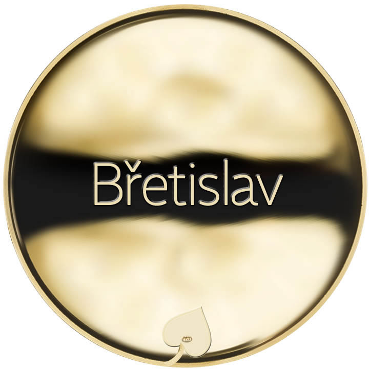 Jméno Břetislav - líc