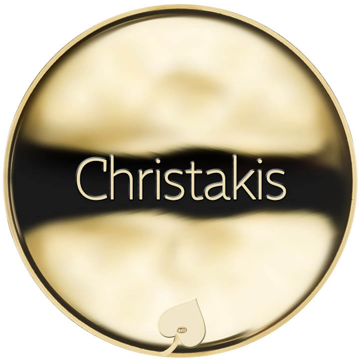 Jméno Christakis - líc