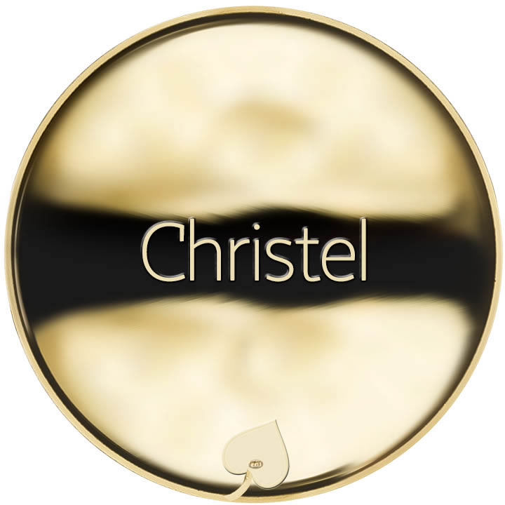 Jméno Christel - líc