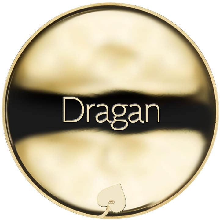 Jméno Dragan - líc