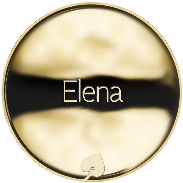 Jméno Elena - líc