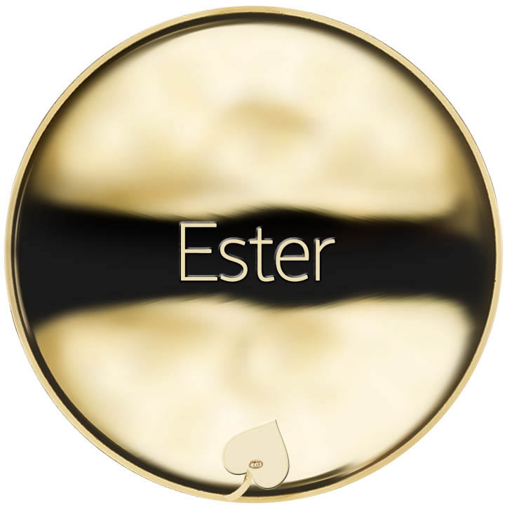 Jméno Ester - líc