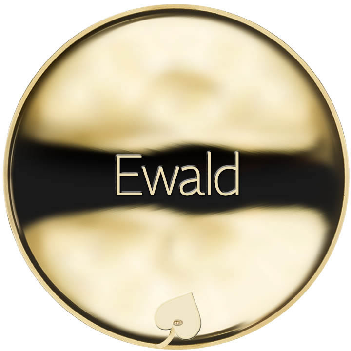 Jméno Ewald - líc