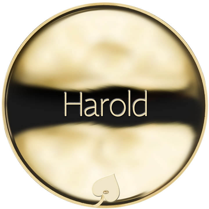 Jméno Harold - líc