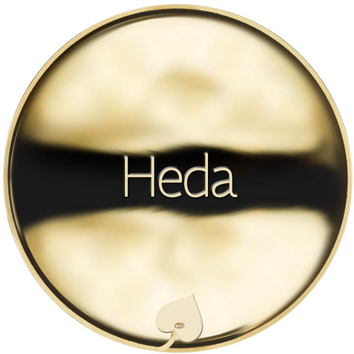 Jméno Heda - líc