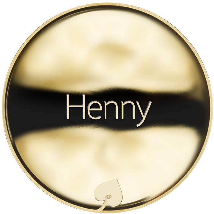 Jméno Henny - líc