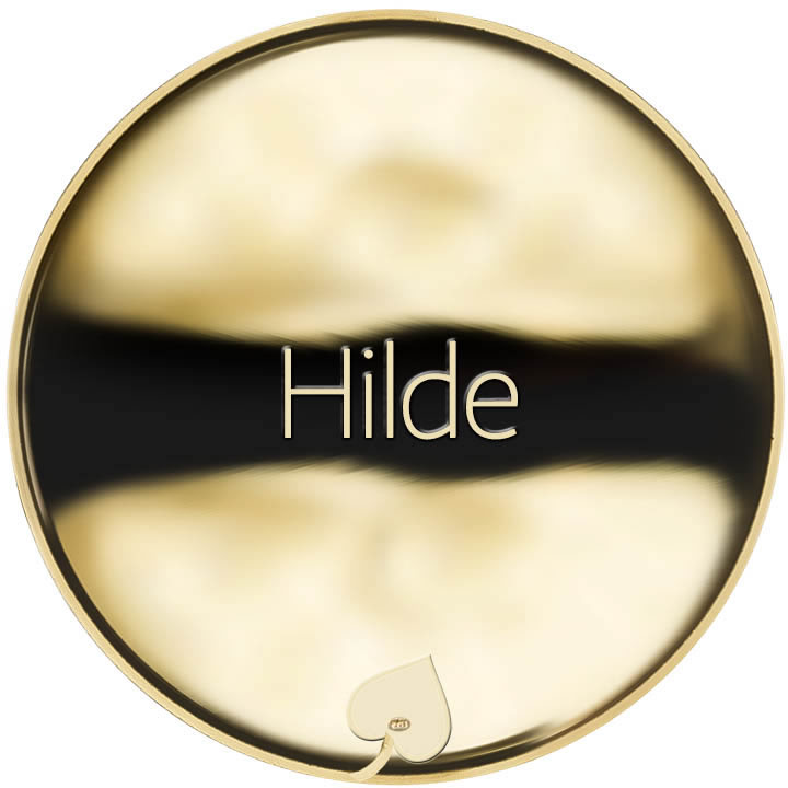 Jméno Hilde - líc