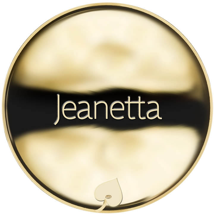Jméno Jeanetta - líc