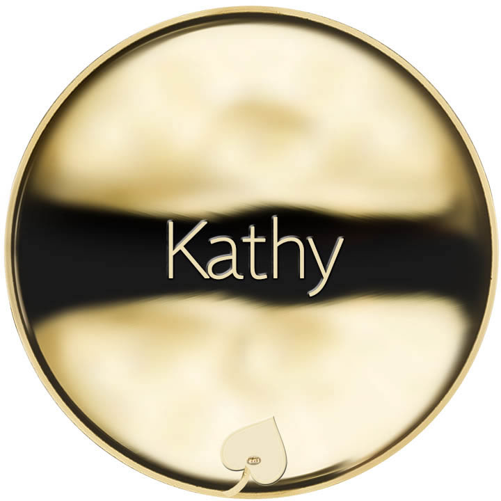 Jméno Kathy - líc