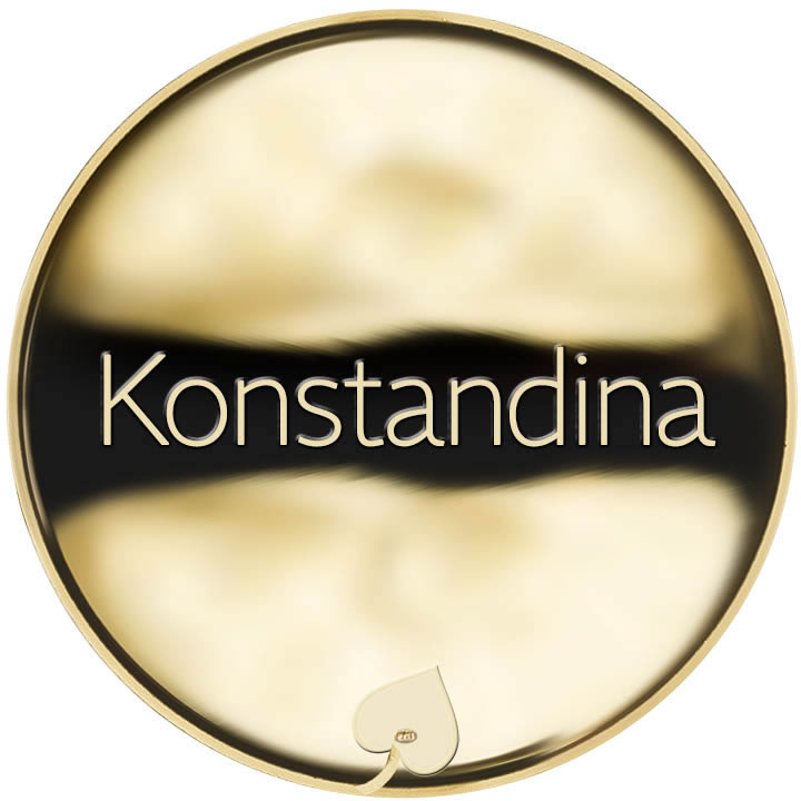 Jméno Konstandina - líc