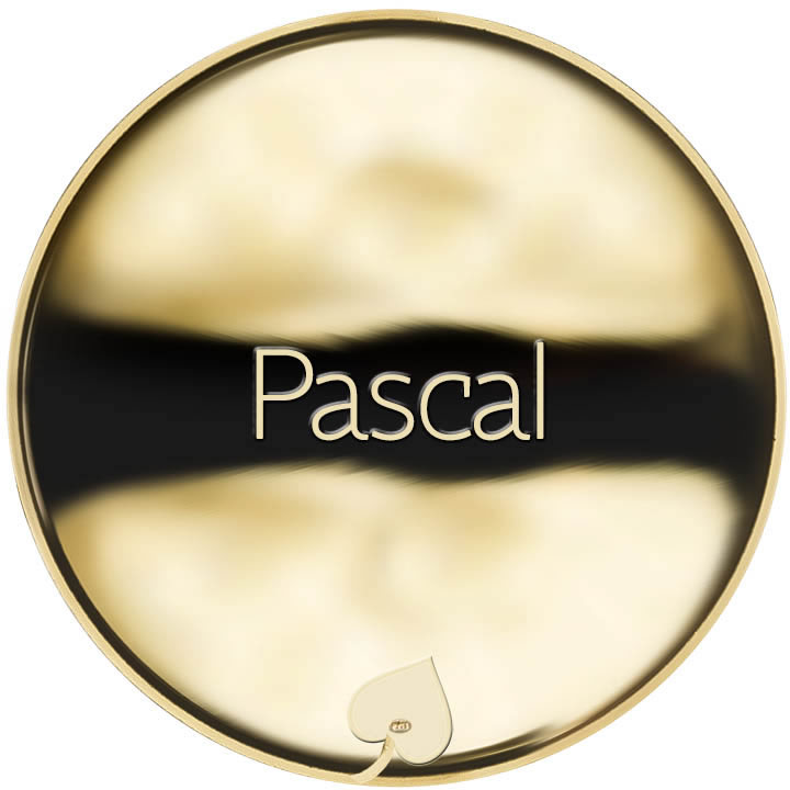 Jméno Pascal - líc