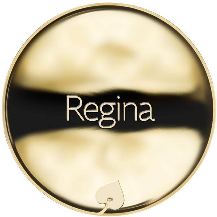 Jméno Regina - líc