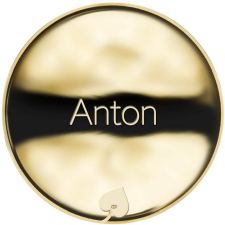 Jméno Anton - líc