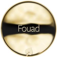 Jméno Fouad - líc