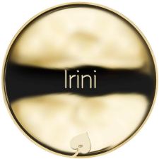 Jméno Irini - líc
