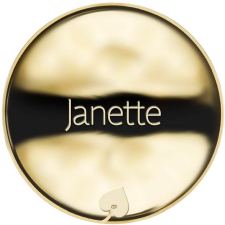 Jméno Janette - líc