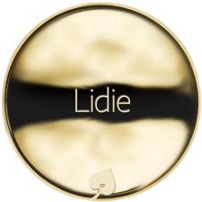 Jméno Lidie - líc