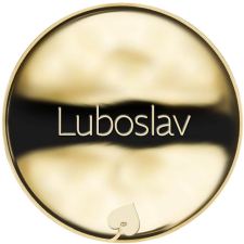 Jméno Luboslav - líc