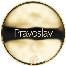 Jméno Pravoslav - líc