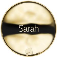 Jméno Sarah - líc