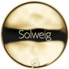 Jméno Solweig - líc