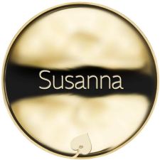 Jméno Susanna - líc