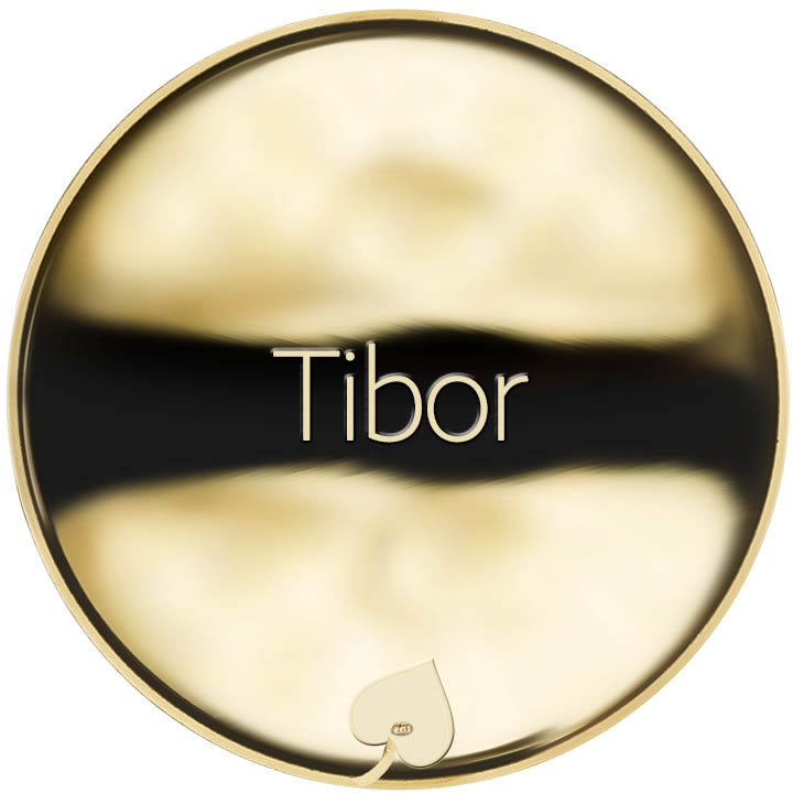 Jméno Tibor - líc