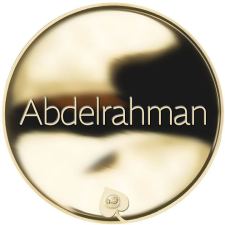 Příjmení Abdelrahman - líc
