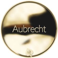 Příjmení Aubrecht - líc
