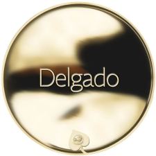 Příjmení Delgado - líc